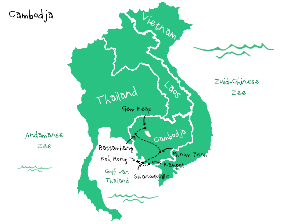 Route Cambodja