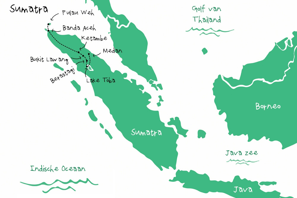 Route Sumatra